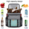 Custom Logo Waterproof Delivery Packaging Bag Large Cooler Backpack Insulated Thermal Food Box Delivery Cooler Bag