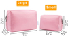 Wholesale Custom Digital Sublimation Printing Logo Large Zipper Makeup Bag Pouch Waterproof Nylon Cosmetic Travel Bag for Girls