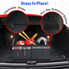 Custom Logo Multi Compartment Car SUV Trunk Storage Organizer Collapsible with Adjustable Securing Straps