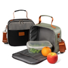 New Design Luxury PU Leather Custom Logo Waterproof Insulated Cooler Bags Fashion Lunch Tote