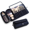 Foldable Lightweight Customized Toiletry Bag Makeup Brush Accessories Organizer Roll Up Bag
