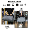 Durable Quilted Duffel Bag for Man Carry Travel Outdoor Hiking Weekend Sport Gym Duffel Bag with Shoe Compartment