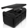 Car Trunk Organizer With Foldable Lid For Suv Collapsible Cargo Organizer With Foldable Compartments,Reinforced Handles