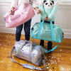 Kids Travel Holographic Ballet Class Dance Bags Teens Sports Gym Bag Women Small Duffle Bag for Girls with Adjustable Strap
