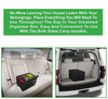custom logo car trunk organizer with lid heavy duty collapsible car organizer storage with multi cooler compartment