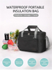 600d Waterproof Polyester Tote Custom Cooler Bag Food Cooler Bags Insulated Thermal Lunch Bag