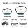 Fashion Waterproof Running Walking Cycling Gym Men Women Workout Fanny Pack Small Waist Pack Bag With 4 Pocket Fits All Phones