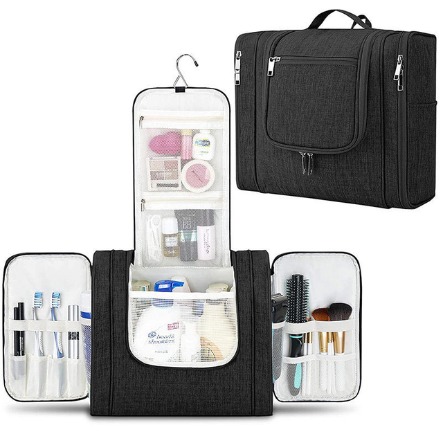 Amazon's Hot Sales Multifunctional Toiletries Bag Portable Business Trips And Hanging Waterproof Toiletry Bag