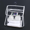 Bathroom Transparent Waterproof Toiletries Hanging Clothes Towel Storage Underwear Dustproof Bag
