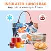 9L Lunch Cooler Bags for Women Leakproof Tote Insulated Bag Reusable for Work Picnic