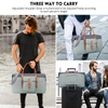Customized Large Capacity Outdoor Wear-resistant Canvas Dry And Wet Separation Independent Shoe Bin Storage Travel Sports Bags