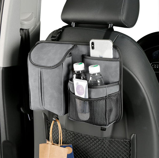 Car Boot Organizer Front Seat Travel Accessories Storage Seat Back Protectors Car Back Seat Organizer