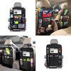 Multifunctional Car Boot Seat Back Organizer Bag High Quality Car Backseat Organizer Tissue Holder Organizer with Glasses Holder