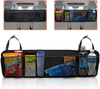 Car Storage Bag Car Organized Ideal for Tools Folding Back Seat Multi-Function Adjustable Back Seat Storage Bag