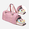 Customised Waterproof Duffle Bag with Shoe Compartment Lightweight Sports Gym Bag for Women
