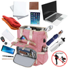 Laptop Backpack for Women RFID Anti Theft Work Backpack for 15.6 Inch Large USB Charging Port Water Resistant Nurse Backpack