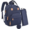 Diaper Bag Baby Nappy Changing Bags Multifunction Waterproof Backpack With Changing Pad Stroller Straps Pacifier Case Unisex