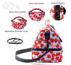 Double Layer Portable Food Thermal Cooler Bag Leakproof Customized Printing Picnic Travel Outdoor PEVA Cooler Bag