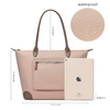 Fashion Large Lightweight Nylon Tote Bag Shoulder Handbags And Travel Work Women Bag Leather Bag for Women