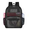 Heavy Duty Semi-Transparent Mesh Backpack Wholesale Mini Backpack Mesh See Through College Student Backpack