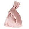 Customize Mini Japanese Style Wind Sleeve Hand-held Hand Vintage Velvet Handbag Wrist Knot Bags for Women
