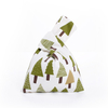 Japanese style Korean simple custom canvas gift purse shopping handbag wrist knot bag women