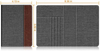 Premium vegan leather RFID blocking business cards credit cards passport holder travel wallet