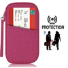 Travel passport rfid wallet card key card purse passport holder organizer