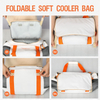 Portable Polyester Professional Double Layer Thermal Insulated Cooler Bag Outdoor Shoulder Strap Cooler Tote Bag