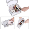 Ladies Luxury Waterproof Transparent Clear Makeup Beauty Zipper Pouch Organizer Cosmetic Bag PVC