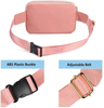 Fashion custom bum bag mens waist fanny pack nylon with multi zipper pockets wholesale
