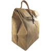 Reusable Thermal Insulated Waxed Canvas Cooler Lunch Bag with Handle - Waterproof