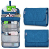 Water Resistant Hanging Travel Toiletry Kit with TSA Approved Clear Bag