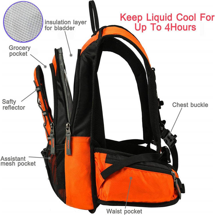 Sport Insulated Hydration Backpack For Running / Hiking / Cycling / Camping / Skiing / Outdoor