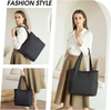 fashion women custom sublimation print logo tote bag handbag large travel shoulder bag with laptop compartment