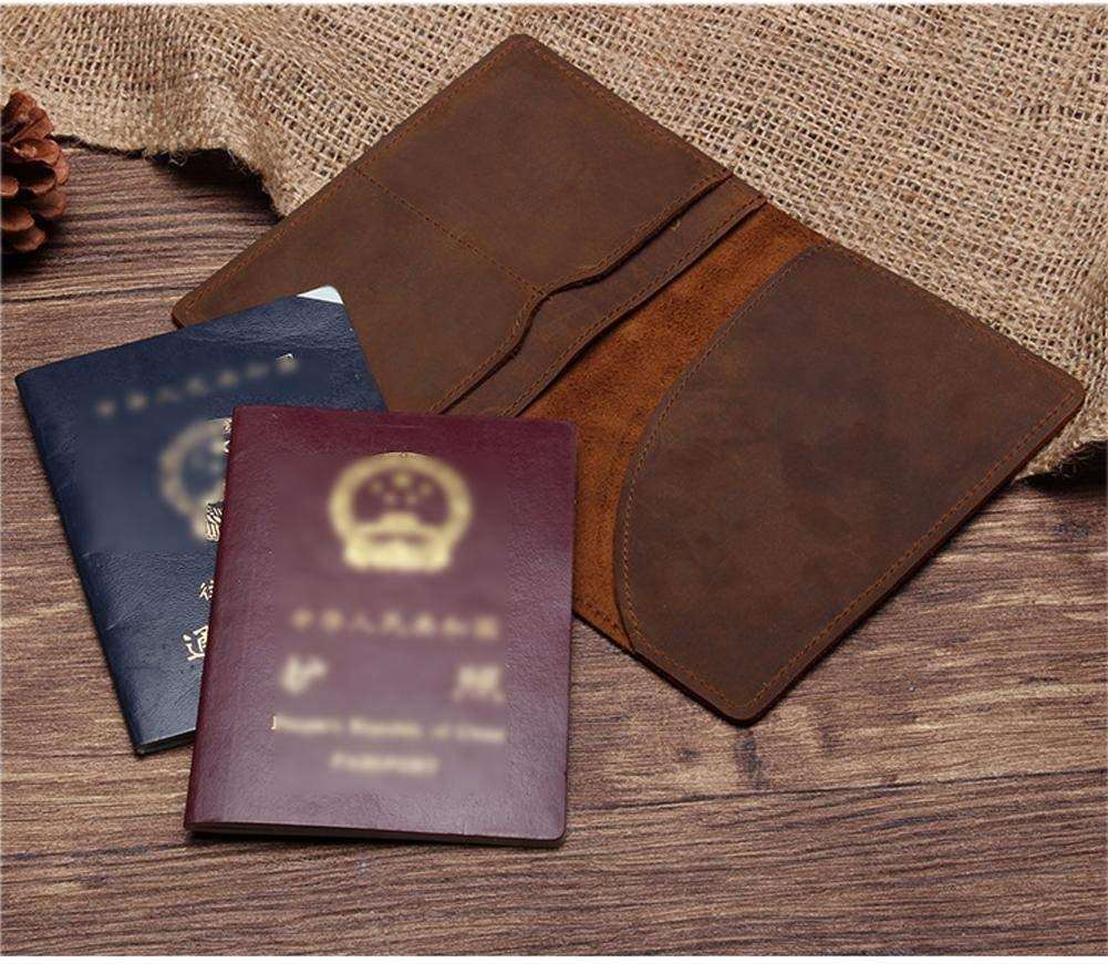 Travel Leather Men's Money Hand Wallet bag Passport Organizer