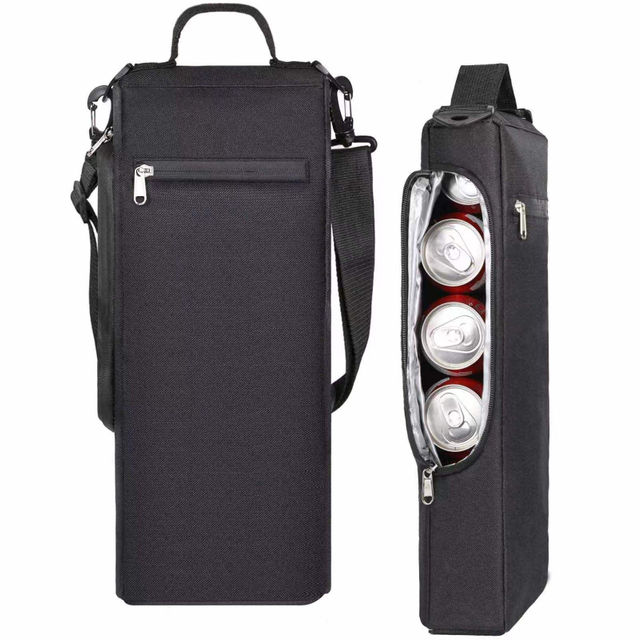 Hidden Golf Bag Beverage Cooler Soft Sided Insulated Cooler Holds A 6 Pack of Cans Or Two Wine Bottles