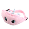Unicorn Cartoon Plush Shoulder Bag Little Girl Cute Big Eyes Waist Container Coin Purse Children Messenger Accessories Kids Bag
