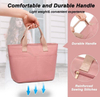 Premium Waterproof Freezable Meal Prep Thermal Insulation Handbag Women Kids Tote Insulated Cooler Lunch Bag for Picnic Travel