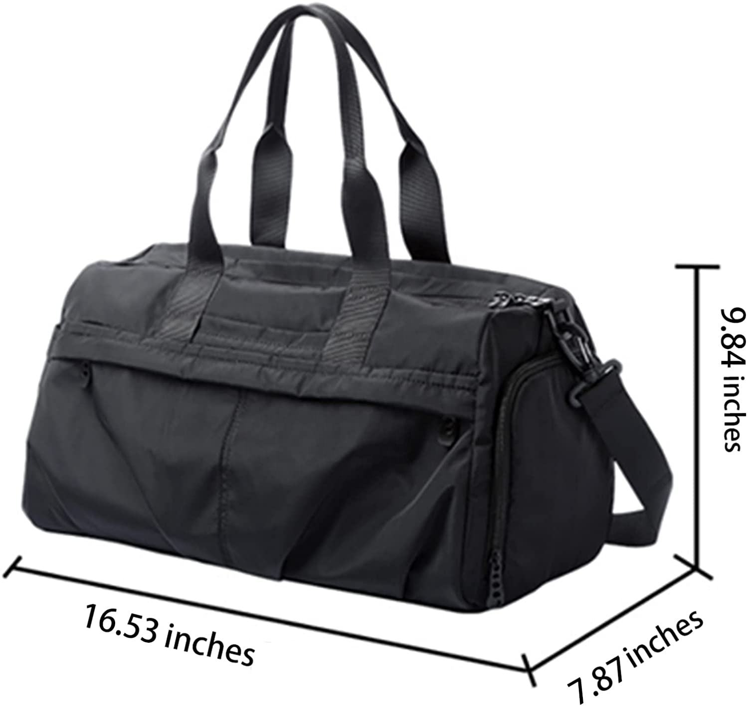 Gym Bag Travel Duffle Bag for Women Men with Shoe Compartment Waterproof Weekender Overnight Carry on Bag