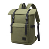 Stylish Roll Top Travel Casual Daypack College Bookbag Large Laptop Backpack