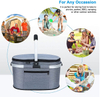 Supplier Custom Logo Large Soft Aluminium Foil Camping Insulated Thermal Beach Picnic Cooler Basket