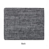 Custom Business Work Casual Short Bifold Slim Card Holder RFID Wallet Blocking Fabric Wallet Men