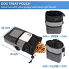 Luxury Multi-function Pet Accessories Storage Tote Bag With Leakproof Food Water Bowl And Training Fanny Pack