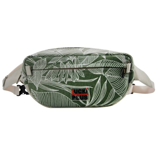 Custom Printing Cotton Outdoor Leisure Bum Belt Bag Cross Body Waist Bags for Women Fanny Pack