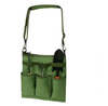 Garden Tool Storage Bag, Crossbody Gardening Tool Bag Organizer with 3 Exterior Pockets