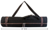 Custom Heavy Duty Waxed Canvas Sling Yoga Mat Carry Bag Yoga Mat Bag with Large Size Pocket And Zipper