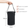 Traveling Outdoor Walking Portable Waterproof Dog Food Storage Bucket Bag With Adjustable Strap