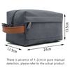 Canvas Custom Makeup Cosmetic Bag Toiletry Bag for Men