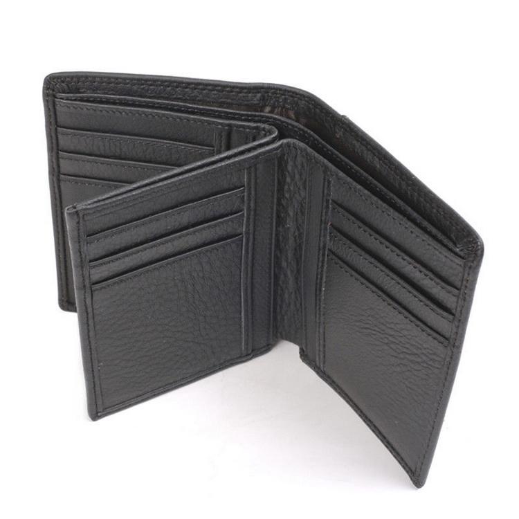 Travel lather wallet long purse for men slim credit card holder wallet leather